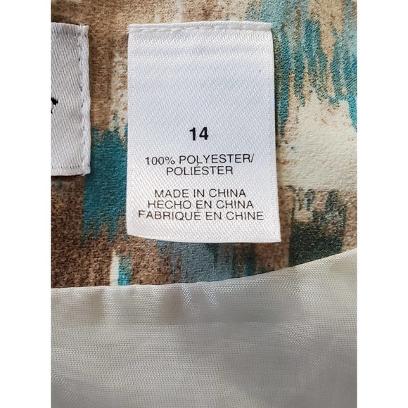 Alfred Dunner Women's Multicolor Polyester Long Sleeve Full Zip Casual Jacket 14 - Picture 9 of 12